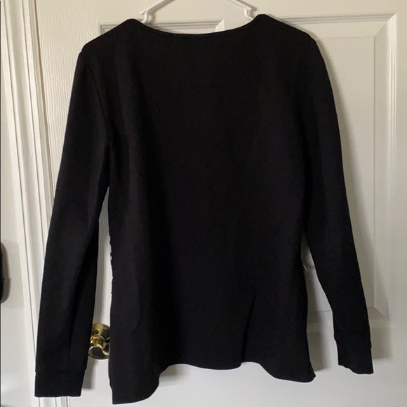 Tibi Leopard print Sweatshirt with side Zips - Picture 6 of 9